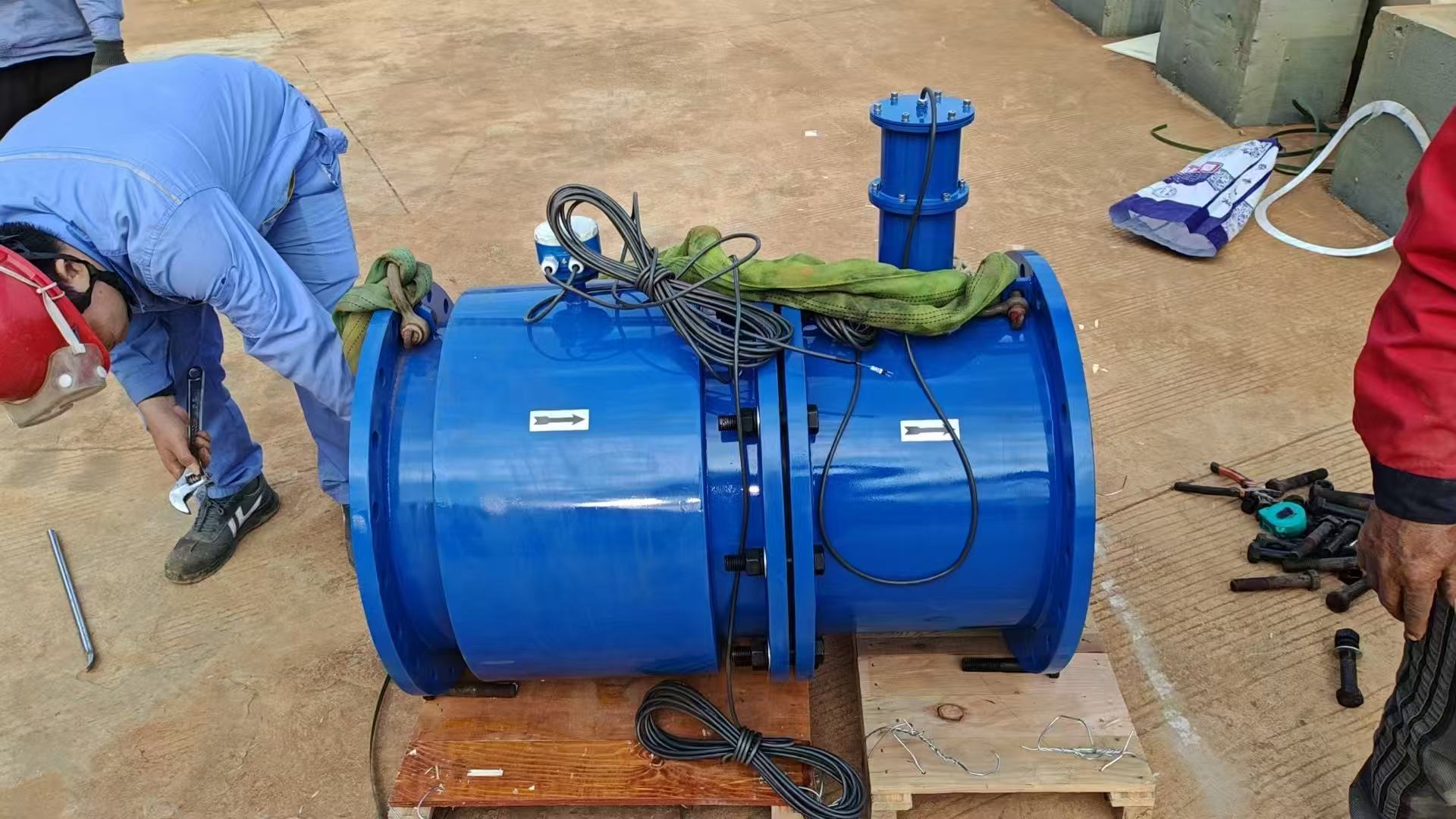 DN500非满管流量计测泥浆 DN500非满管流量计测泥浆